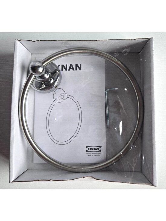 IKEA Other - IKEA 403.289.82 VOXNAN Chrome Towel Ring NEW